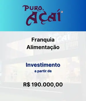 Franquia Puro Açaí